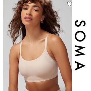 Soma | Enbliss Luxe Adjustable Bralette | Pale Sand (Nude) | XXL | Retail $50